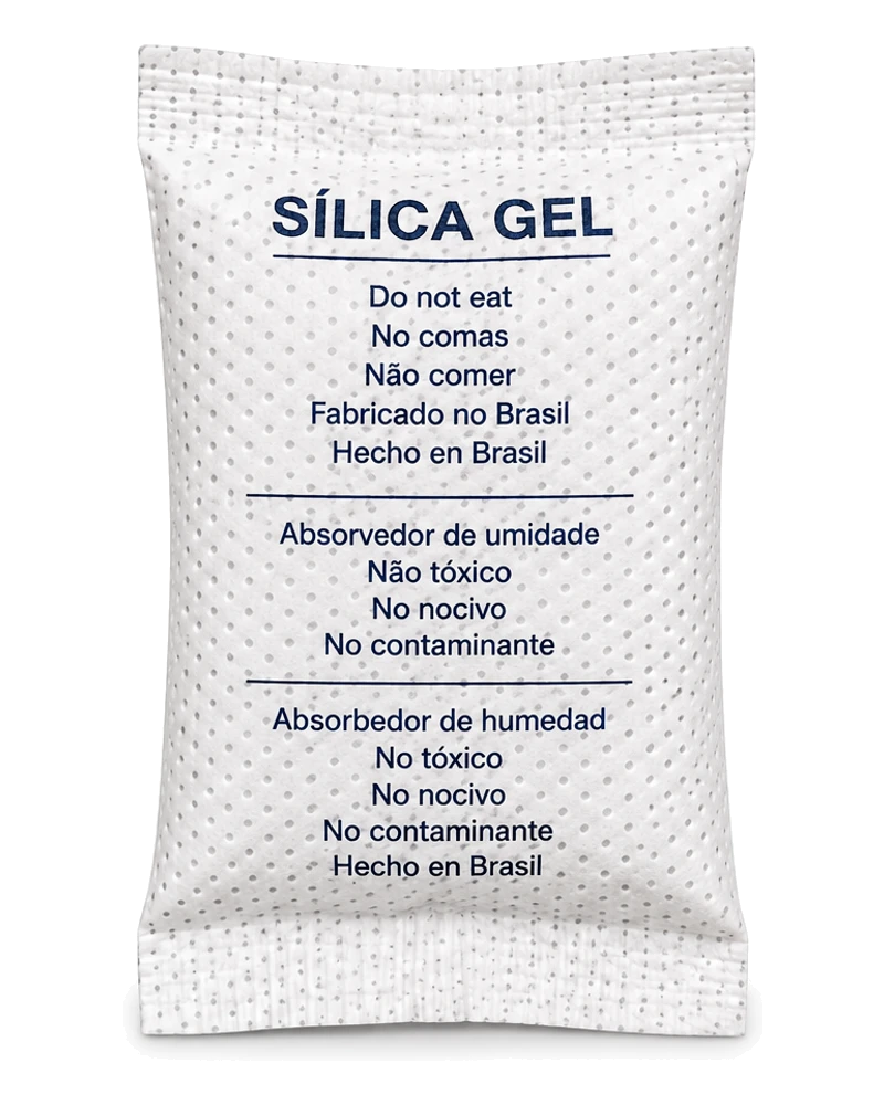 Sachê de sílica gel dessecante